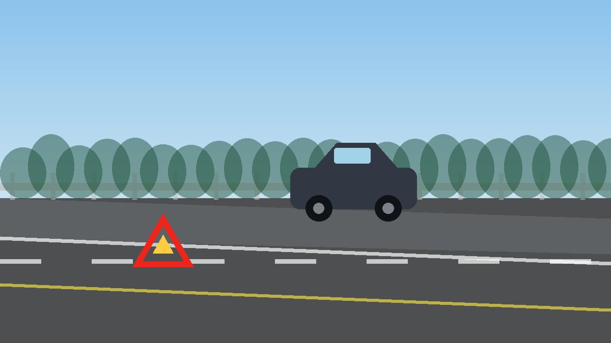 黄冈道路故障安全等待现场图